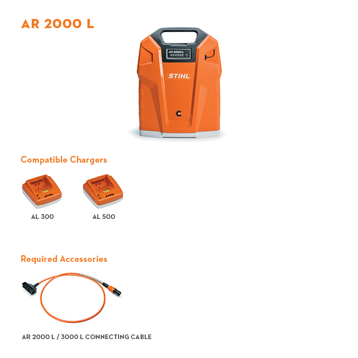 Alternate Image of STIHL AR 2000 L Backpack Battery Battery