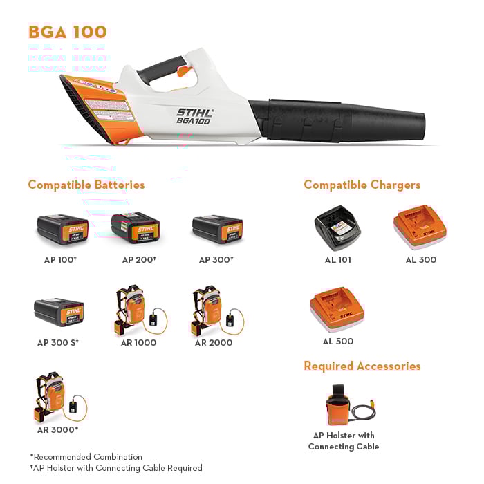 Alternate Image of STIHL BGA 100 Battery Blower