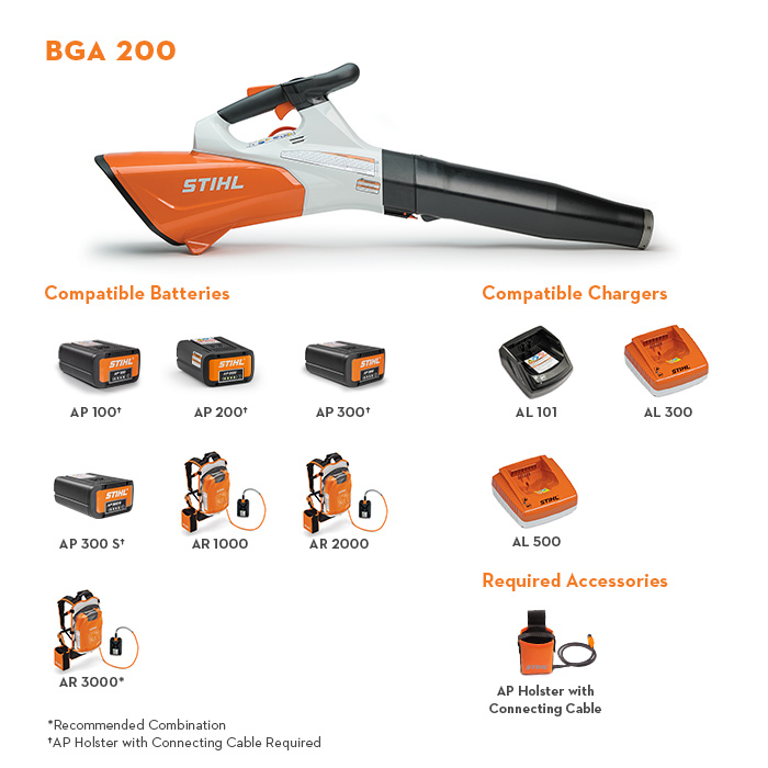 Alternate Image of STIHL BGA 200 Battery Blower