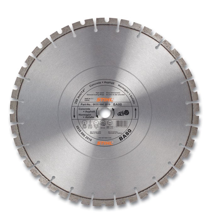 Image of D-BA 80 Diamond Wheel for Asphalt/Concrete —Premium Grade