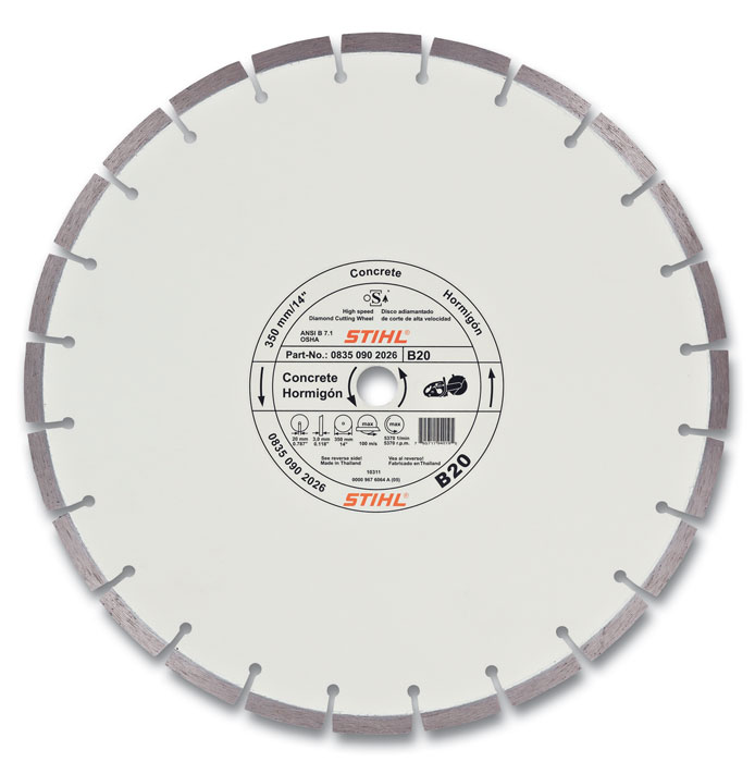Image of D-B 20 Diamond Wheel for Concrete —Quality Grade