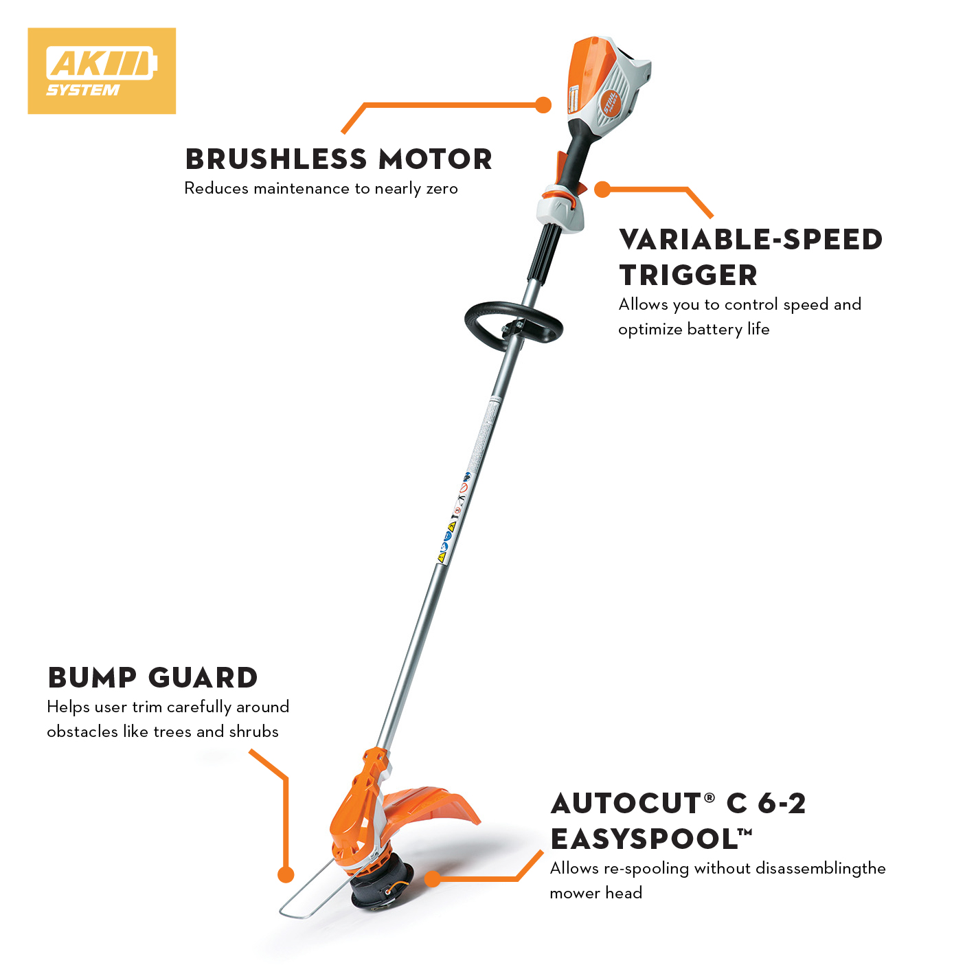 Alternate Image of STIHL FSA 60 R Battery Trimmer