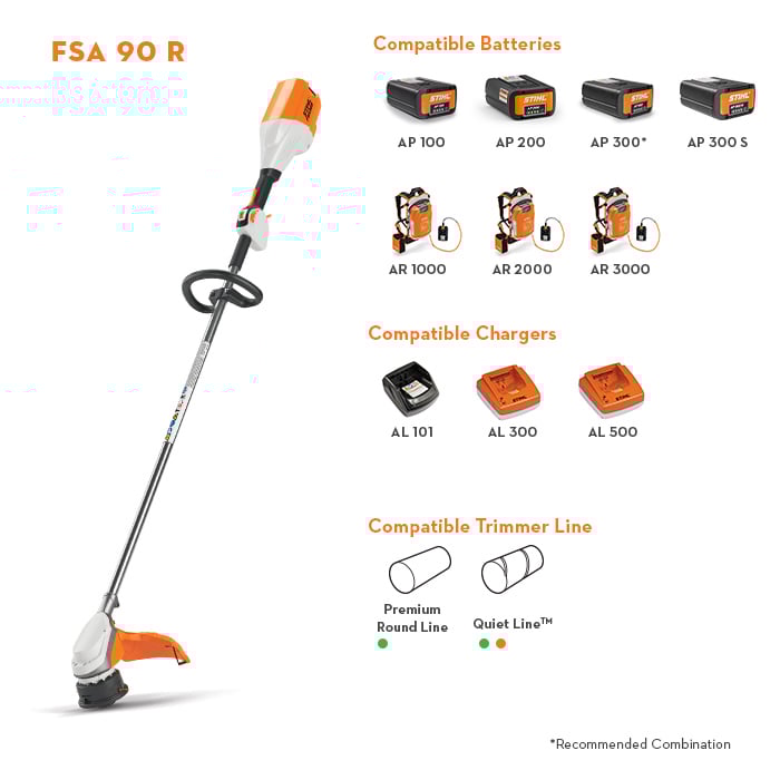 Alternate Image of STIHL FSA 90 R Battery Trimmer
