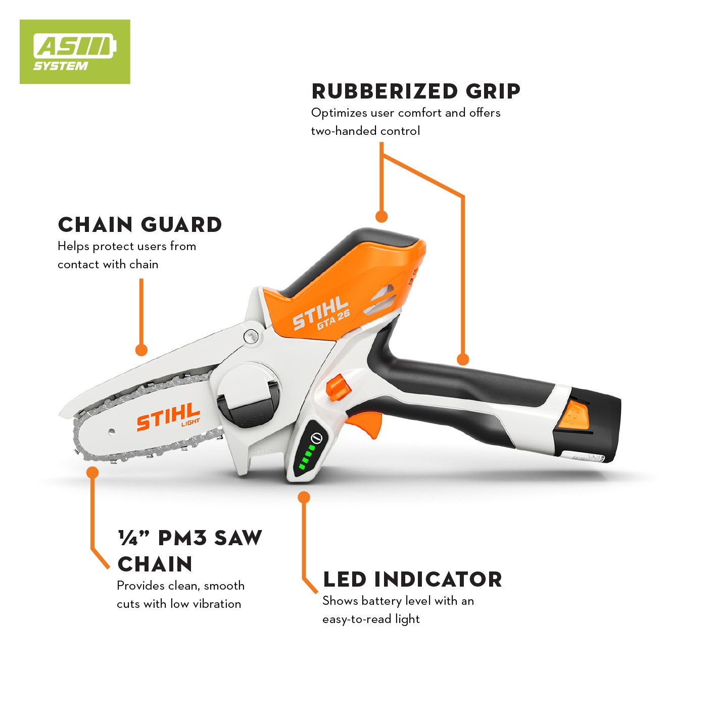 Alternate Image of STIHL GTA 26 Cordless Pruner Battery Hand Tool