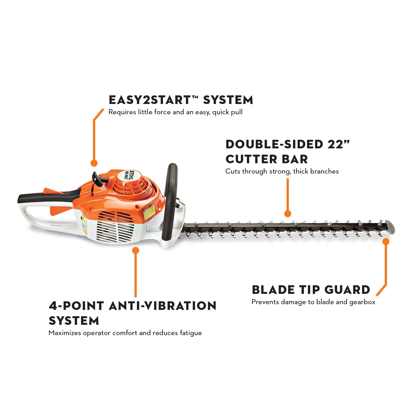 Alternate Image of STIHL HS 46 C-E Homeowner Hedge Trimmer