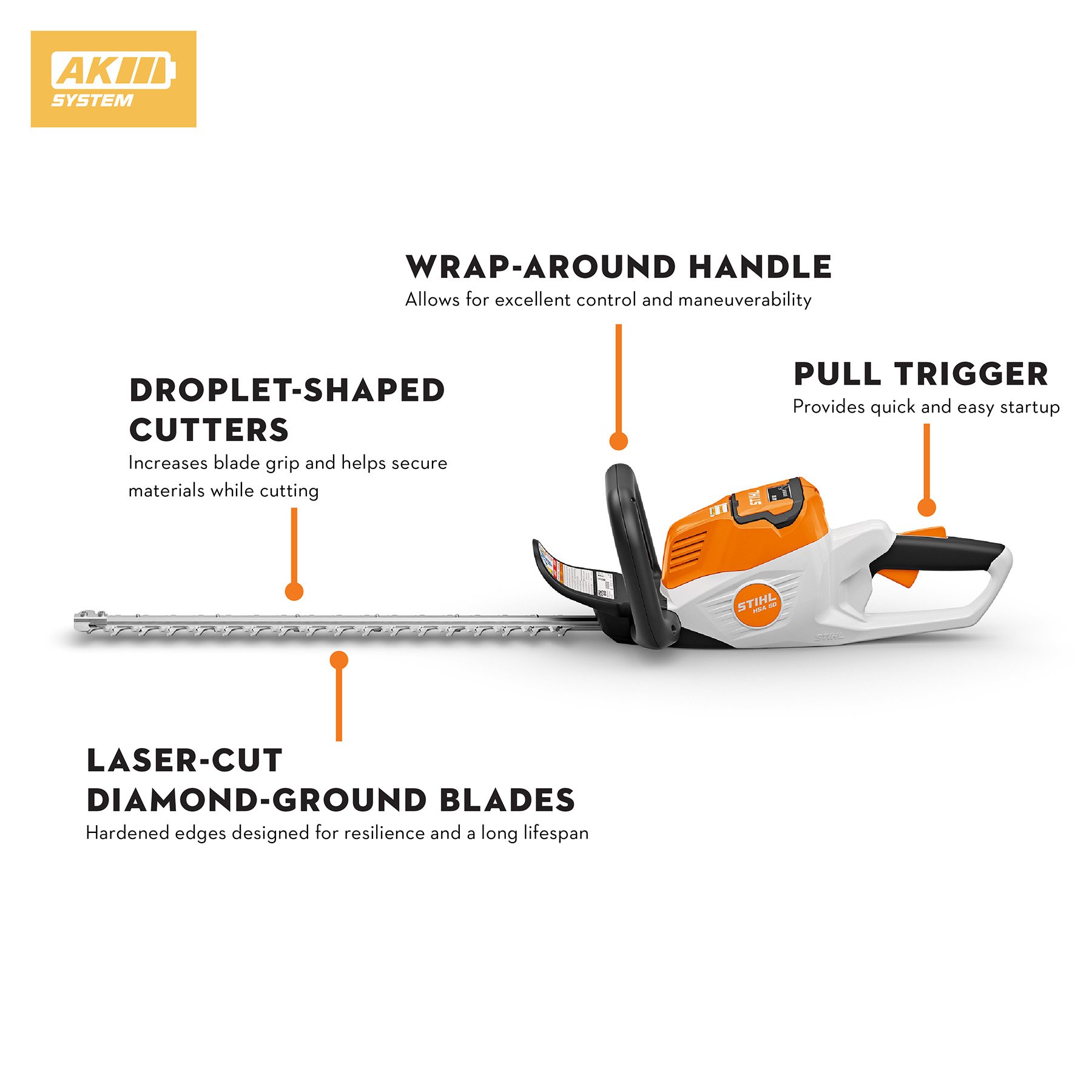 Alternate Image of STIHL HSA 50 Battery Hedge Trimmer