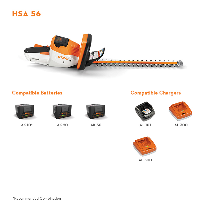 Alternate Image of STIHL HSA 56 Battery Hedge Trimmer