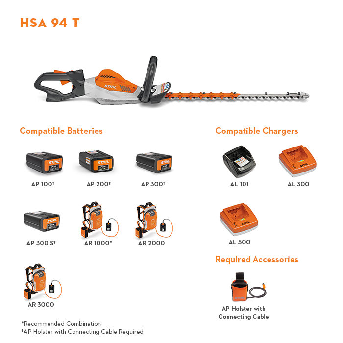 Alternate Image of STIHL HSA 94 T Battery Hedge Trimmer