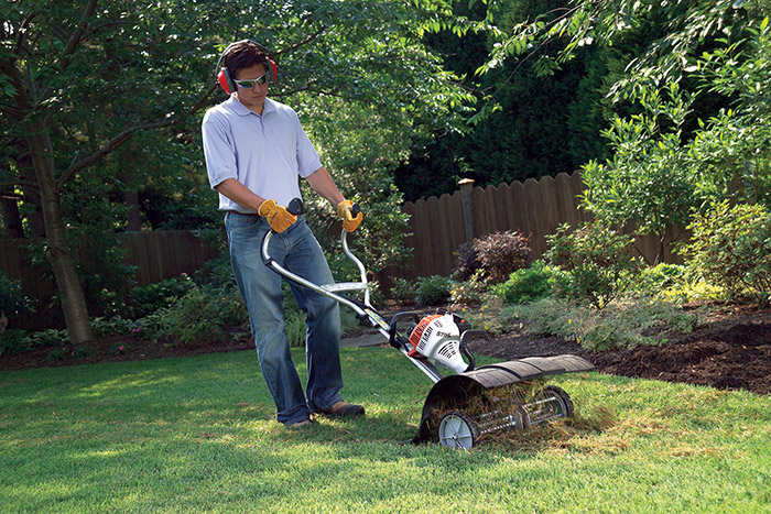 Alternate Image of STIHL MF-MM Lawn Dethatcher Attachment YARD BOSS® Attachment