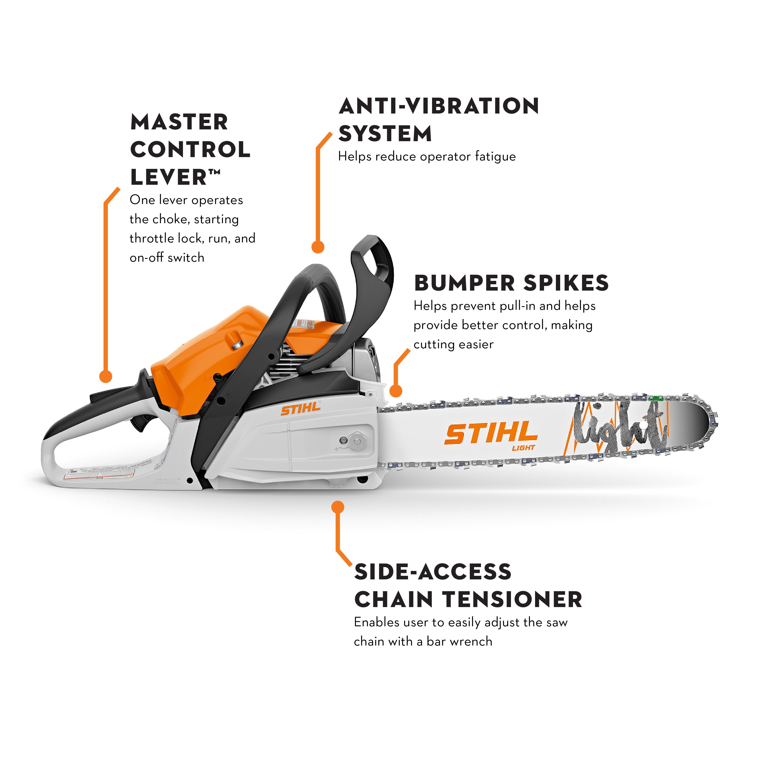 Alternate Image of STIHL MS 162 Chainsaw Homeowner Saw