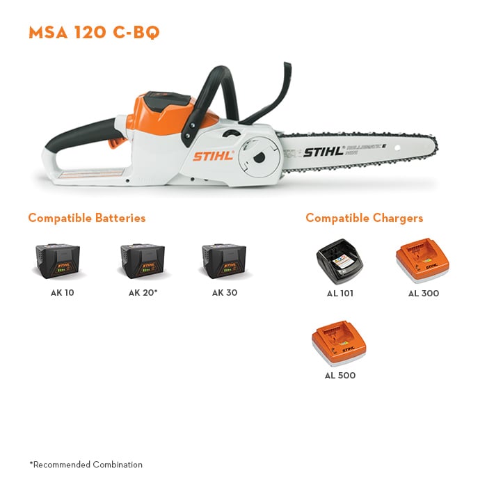 Alternate Image of STIHL MSA 120 C-B Battery Saw