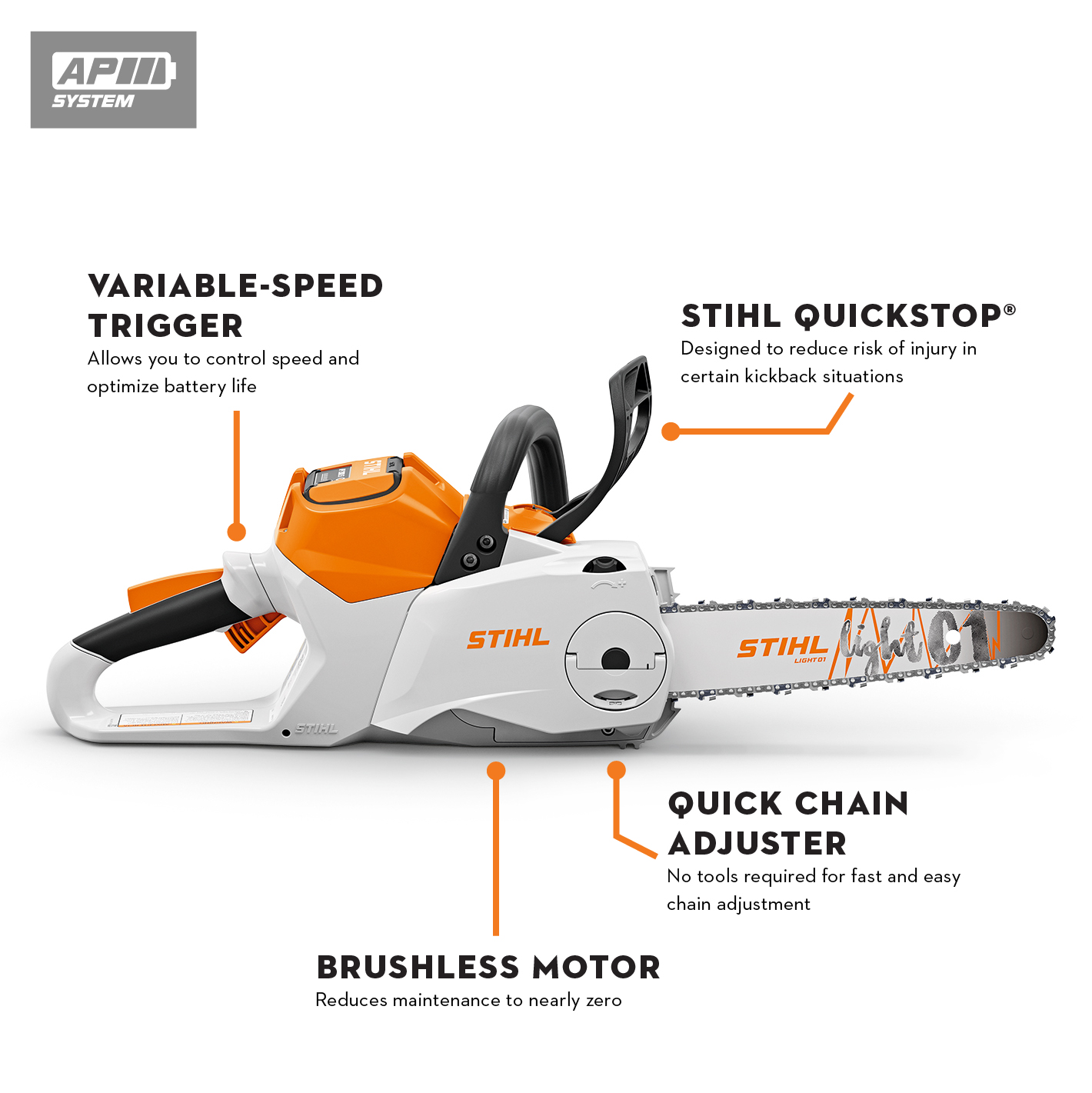 Alternate Image of STIHL MSA 160 C-B Battery Saw