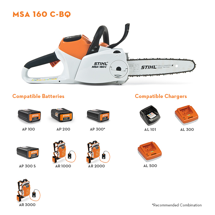 Alternate Image of STIHL MSA 160 C-B Battery Saw