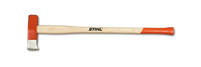 Image of Woodcutter Splitting Maul